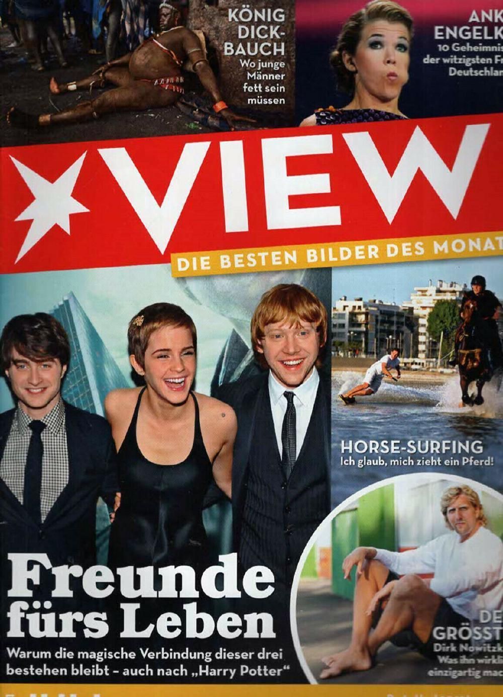 View Magazin Deutschland 2011-07 Emma Watson Harry Potter