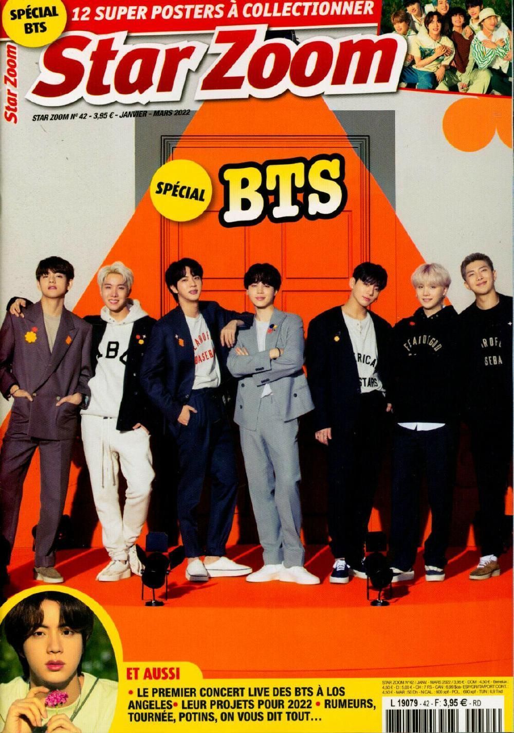 Star Zoom Magazin Frankreich 2022 #42 BTS + Poster