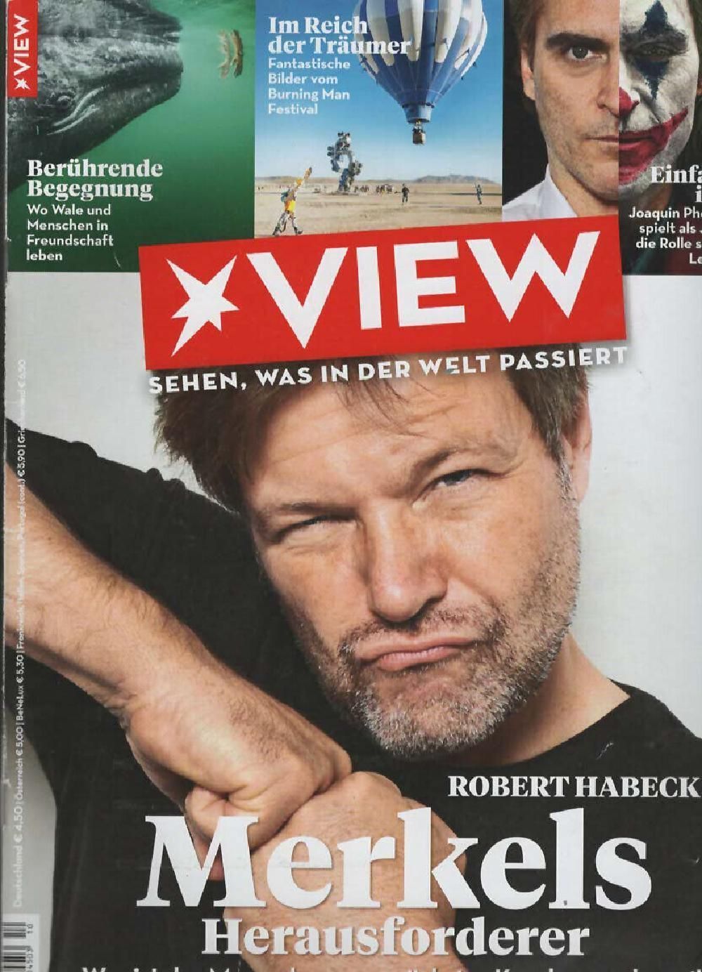 View Magazin Deutschland 2019-10 Robert Habeck Jennifer Lopez Joaquin Phoenix