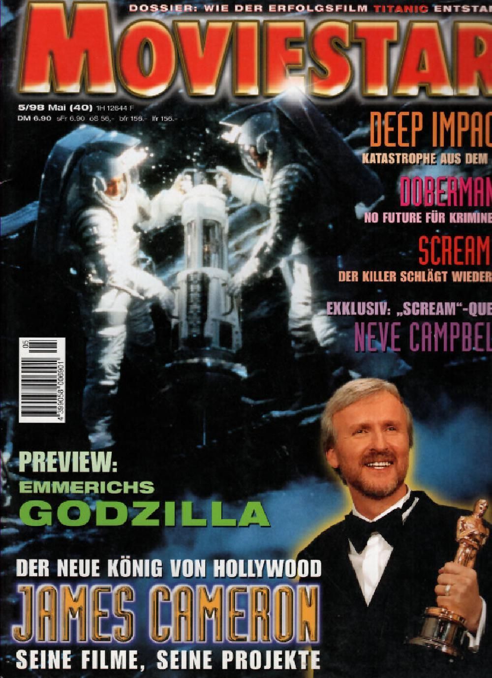 Moviestar Magazin Deutschland 1998 #40 James Cameron