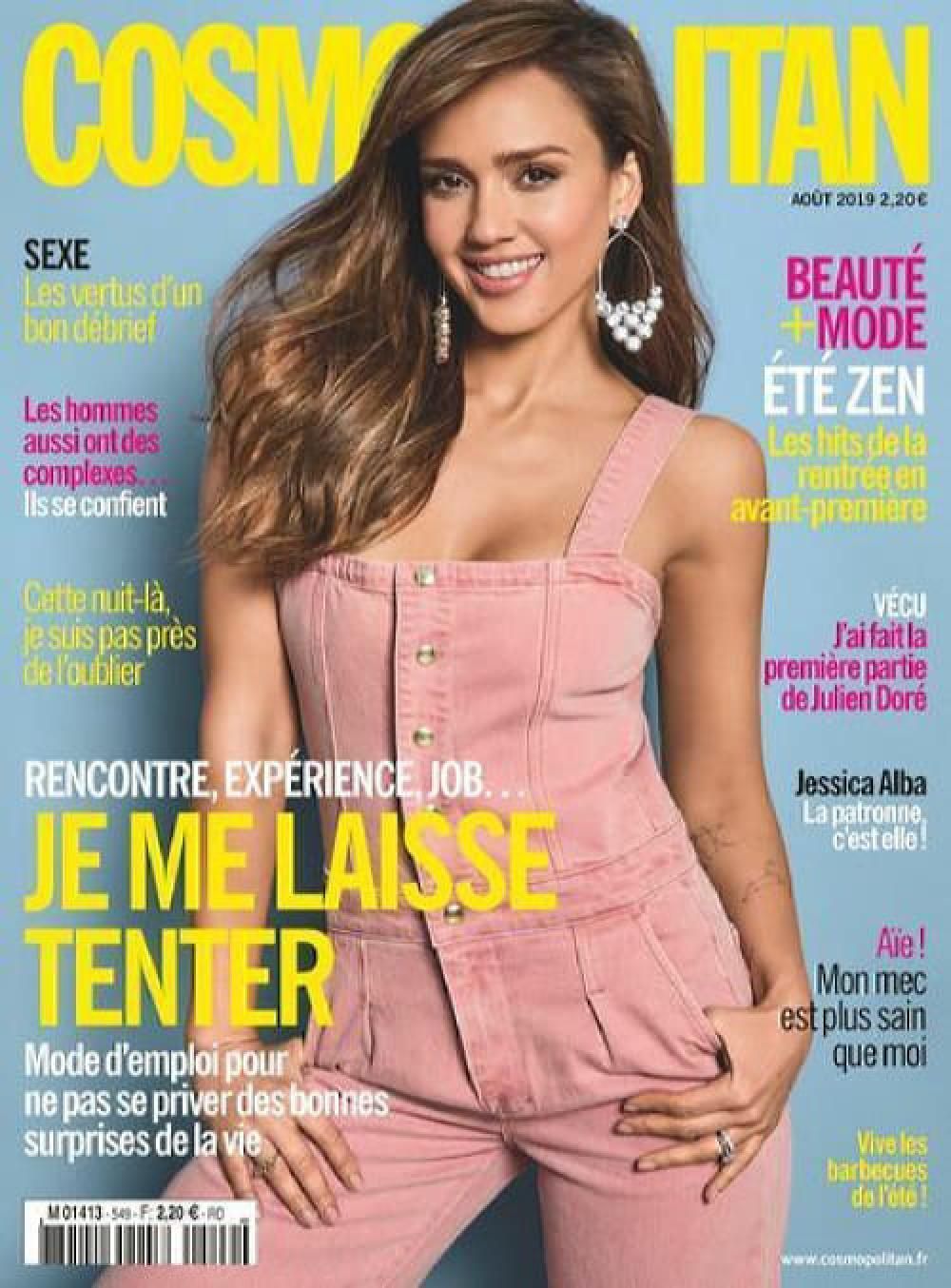 Cosmopolitan Magazin Frankreich 2019 #549 Jessica Alba