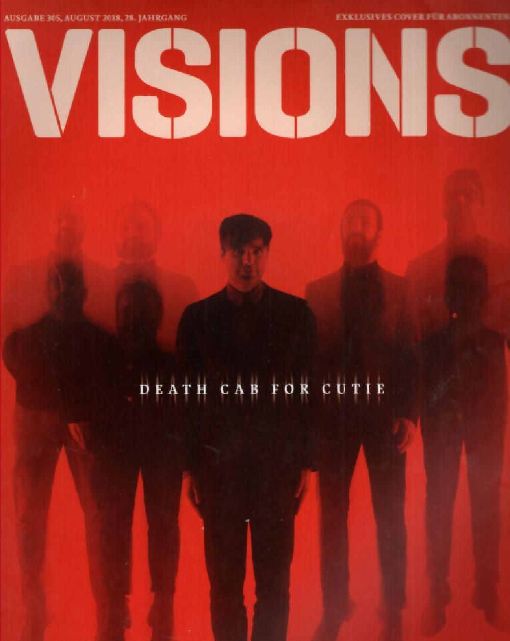 Visions Magazin Deutschland 2018-08 Death Cab For Cutie #305