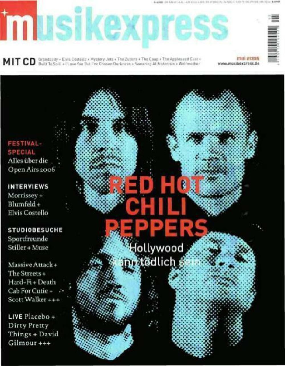 Musikexpress Magazin Deutschland 2006-05 Red Hot Chili Peppers Elvis Costello