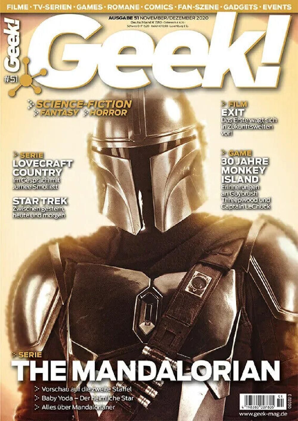 Geek Magazin Deutschland 2020 #51 Star Wars The Mandalorian