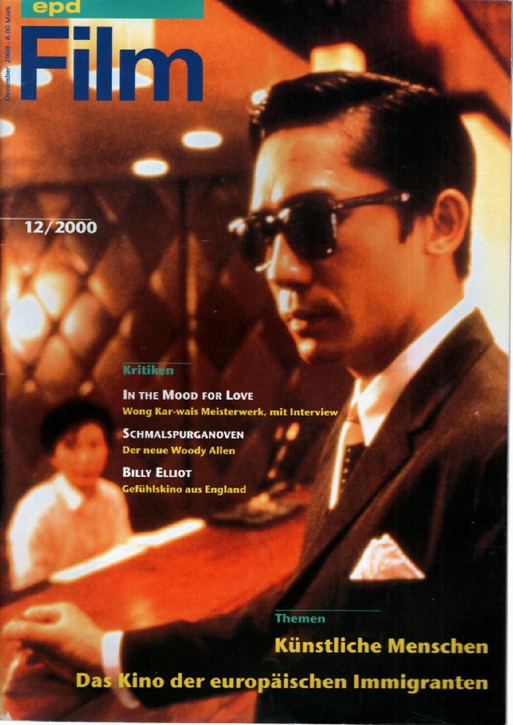 EPD Film Magazin Deutschland 2000-12 Tony Leung Chiu Wai