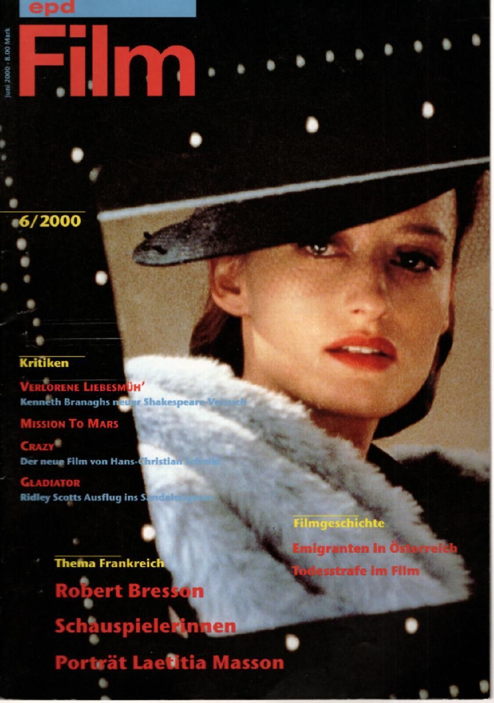 EPD Film Magazin Deutschland 2000-06 Natascha McElhone
