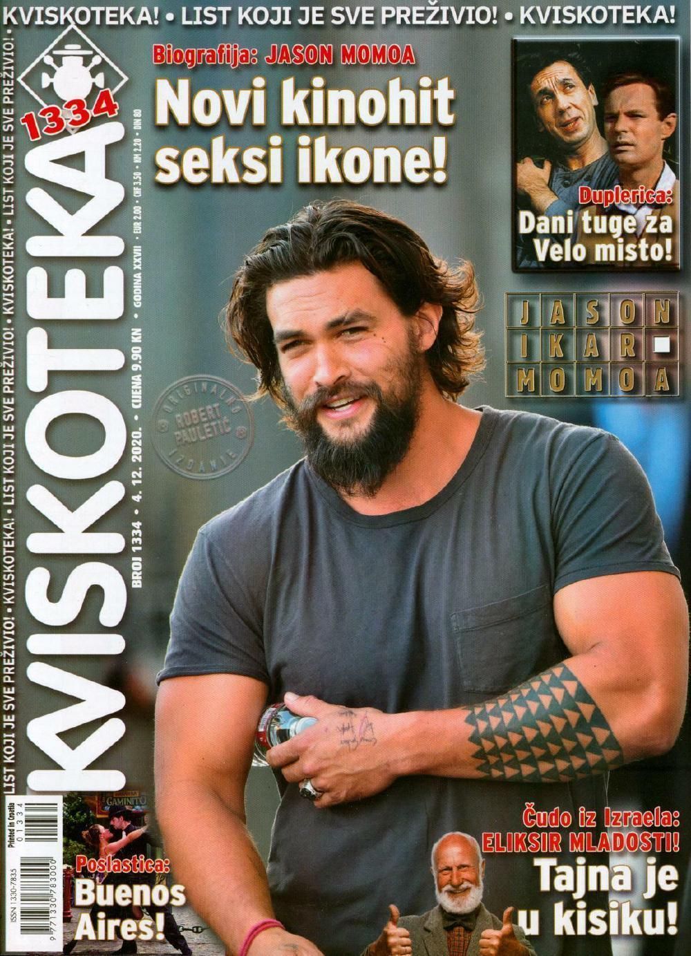 Kviskoteka Magazin Kroatien 2020 #1334 Jason Momoa