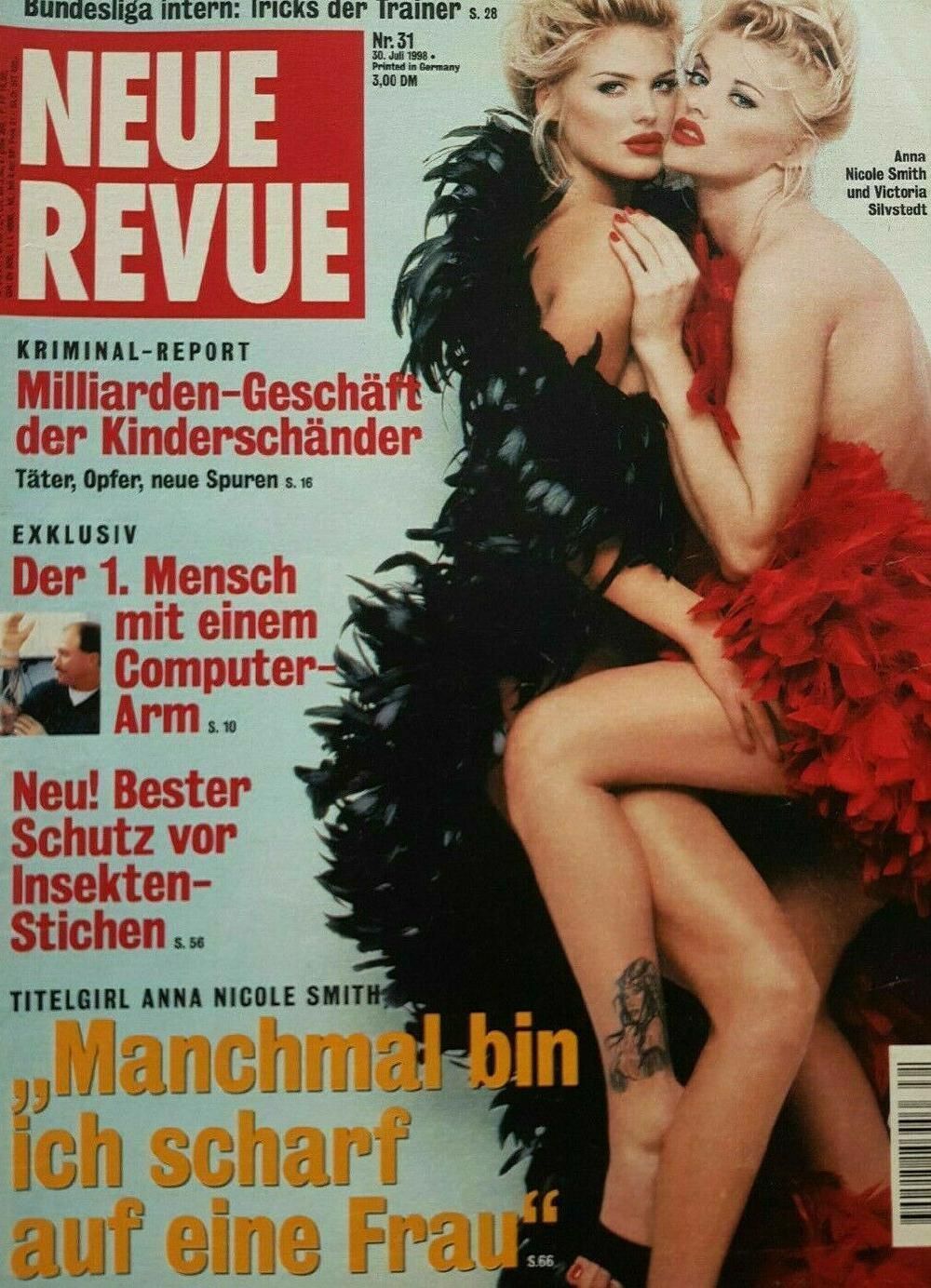 Neue Revue Magazin Deutschland 1998-31 Anna Nicole Smith Victoria Silvstedt