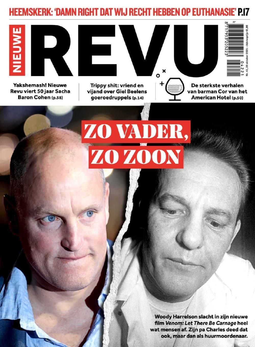 Nieuwe Revu Magazin Niederlande 2021-42 Woody Harrelson