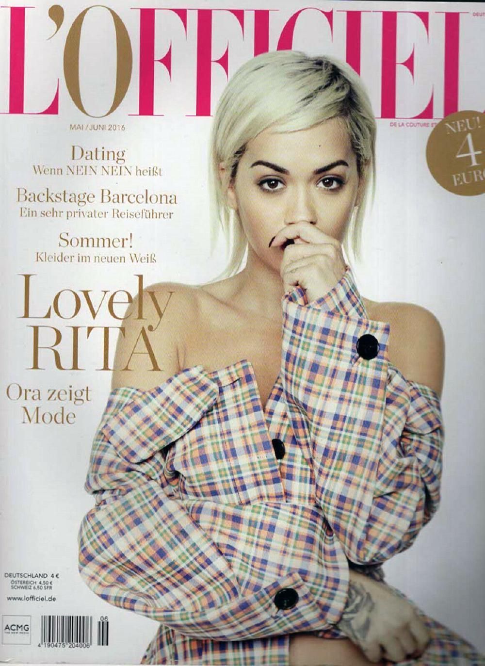 L`Officiel Magazin Deutschland 2016-05+06 Rita Ora