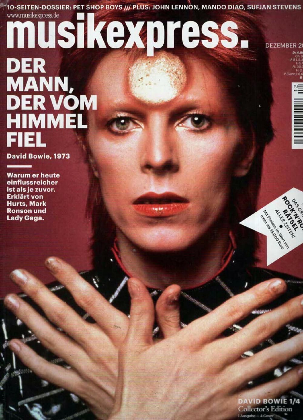 Musikexpress Magazin Deutschland 2010-12 David Bowie 1 Cover 1 Edition