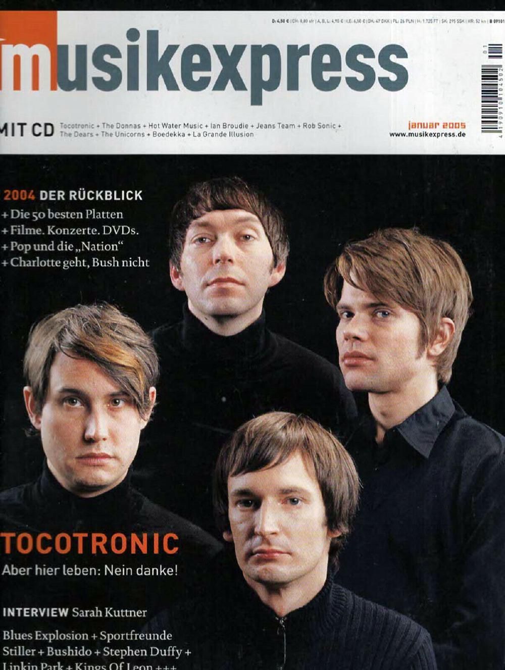 Musikexpress Magazin Deutschland 2005-01 Tocotronic Stephen Duffy