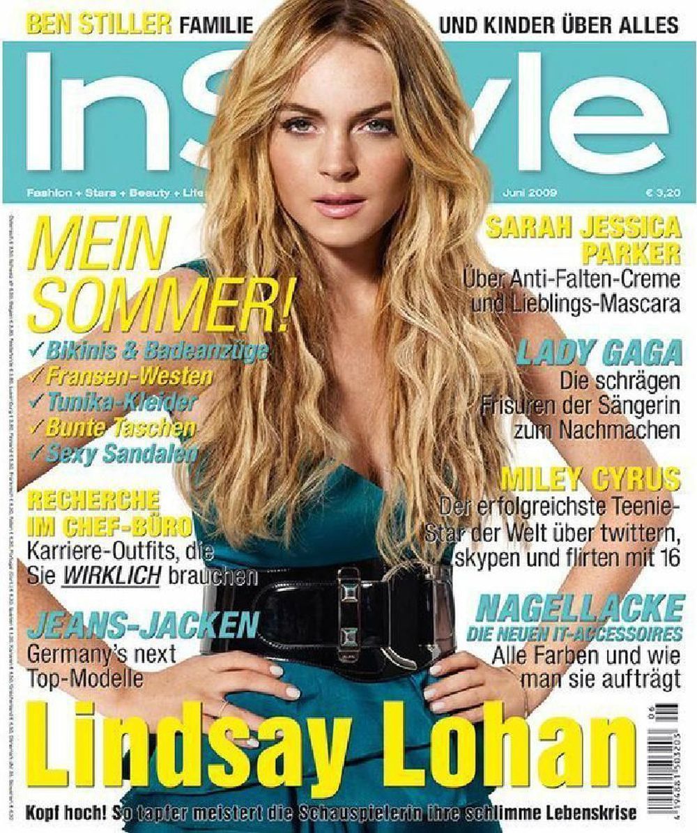 InStyle Magazin Deutschland 2009-06 Lindsay Lohan