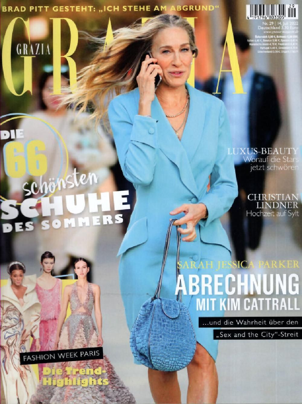 Grazia Magazin Deutschland 2022-29 Sarah Jessica Parker