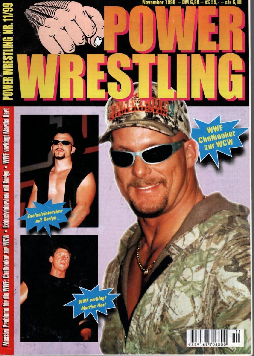 Power Wrestling Magazin Deutschland 1999-11 Berlyn Vince Russo