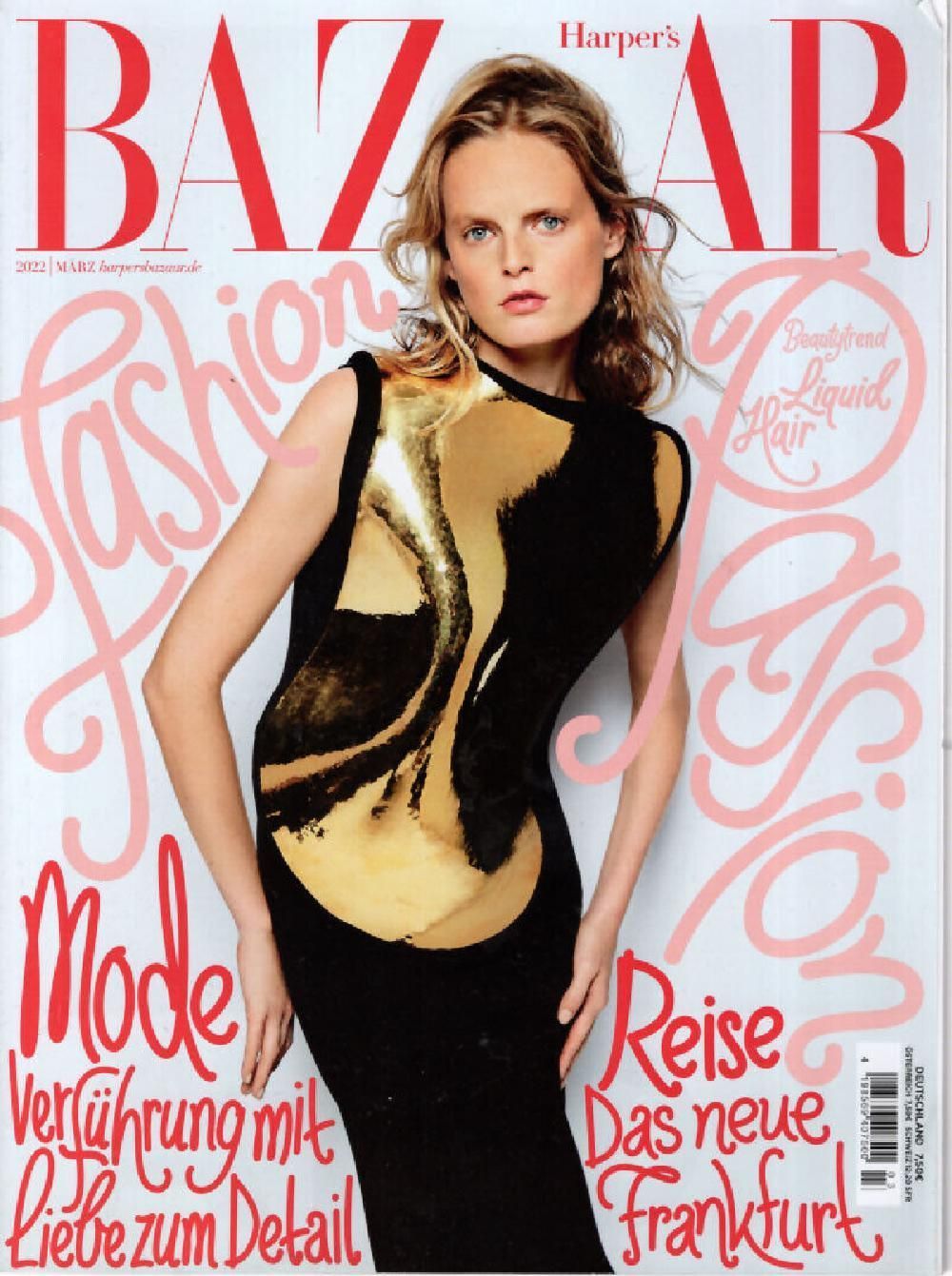 Harpers Bazaar Magazin Deutschland 2022-03 Hanne Gaby Odiele