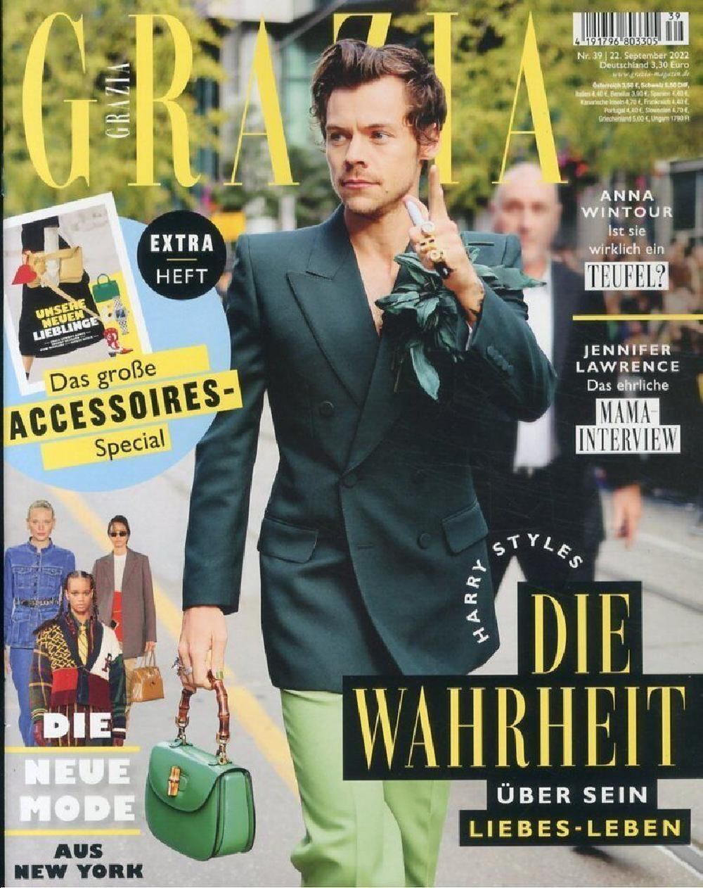 Grazia Magazin Deutschland 2022-39 Harry Styles