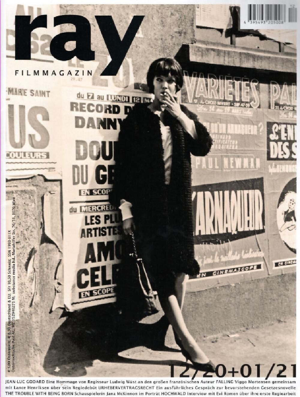 Ray Film Magazin Österreich 2021-01 Anna Karina