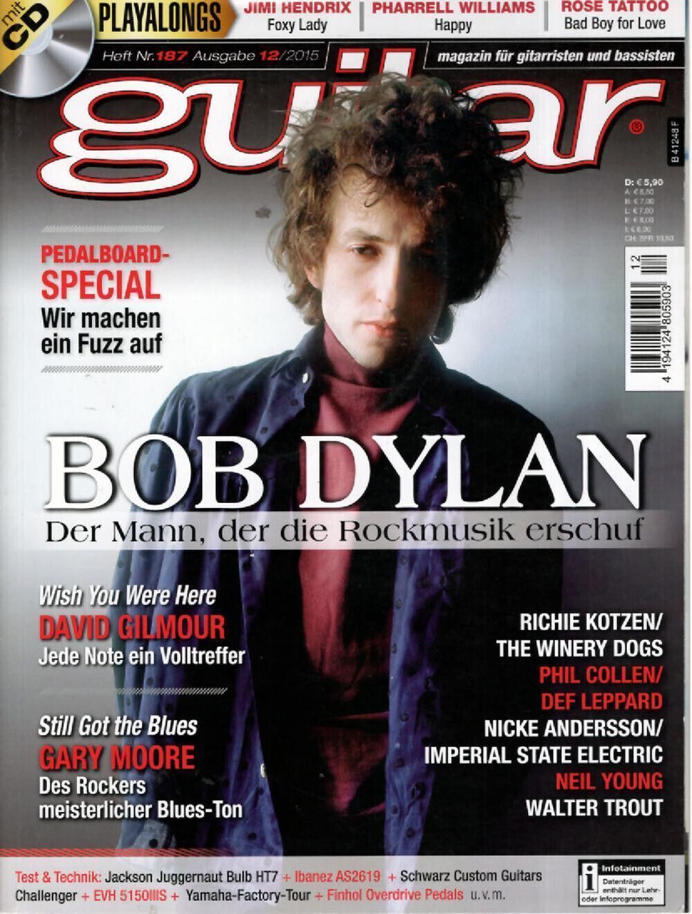 Guitar Magazin Deutschland 2015-12 Bob Dylan David Gilmour Gary Moore