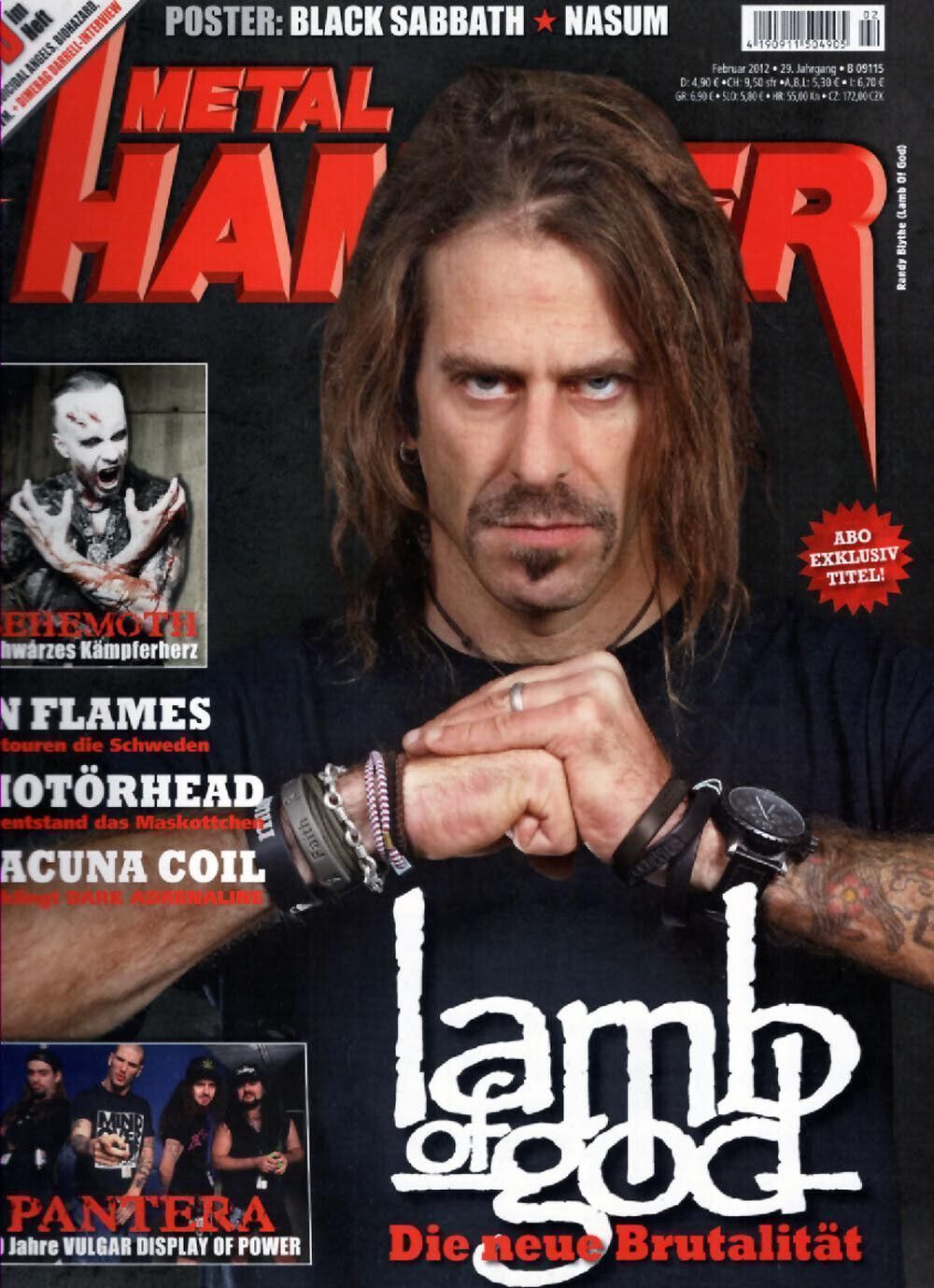 Metal Hammer Magazin Deutschland 2012-02 Behemoth In Flames