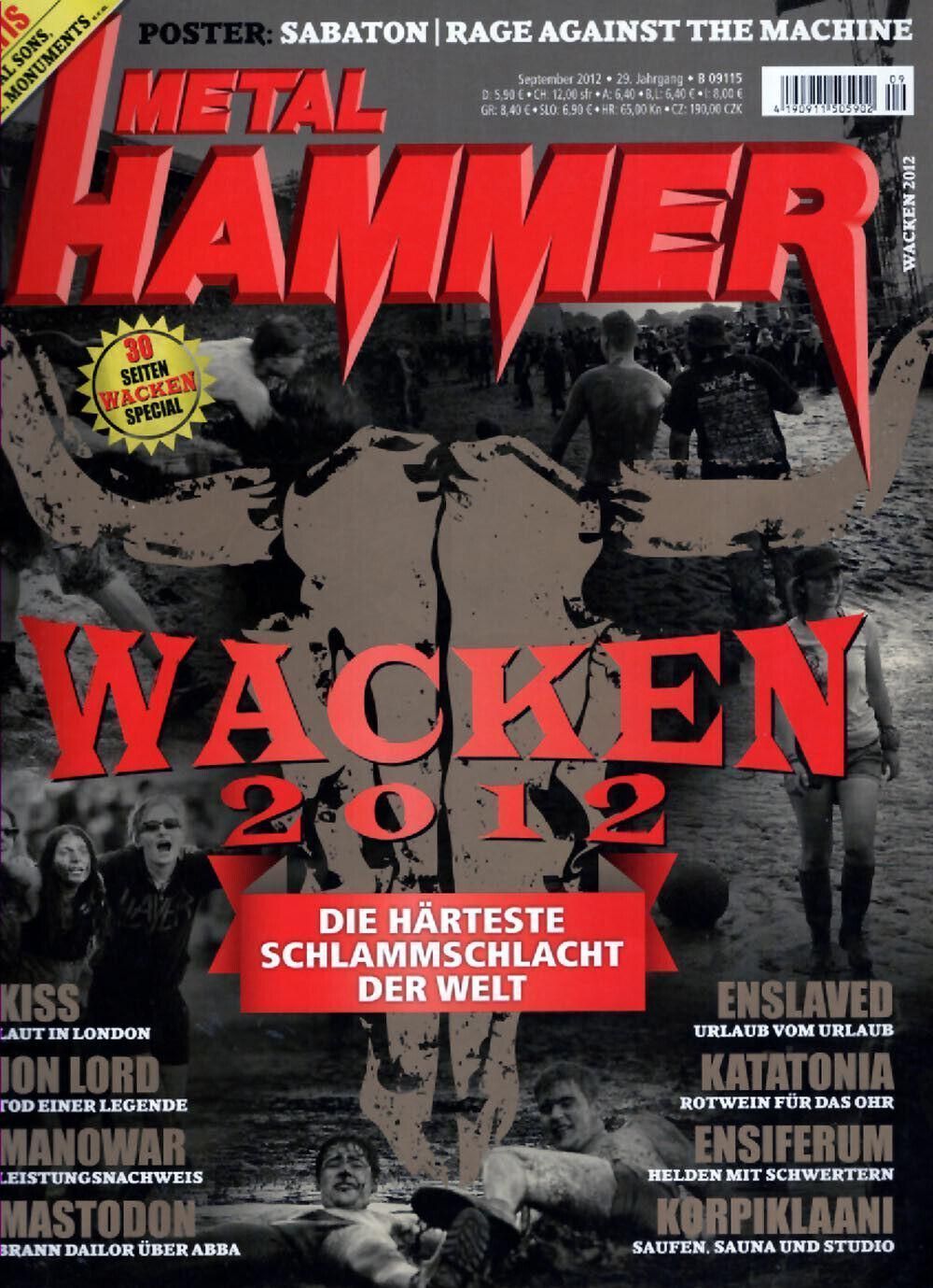 Metal Hammer Magazin Deutschland 2012-09 Jon Lord Katatonia Korpiklaani