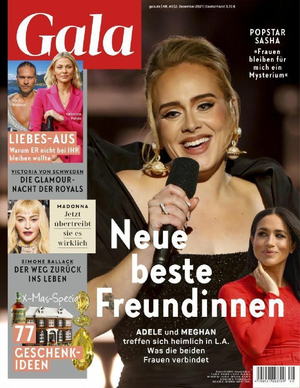 Gala Magazin Deutschland 2021-49 Adele Meghan Madonna