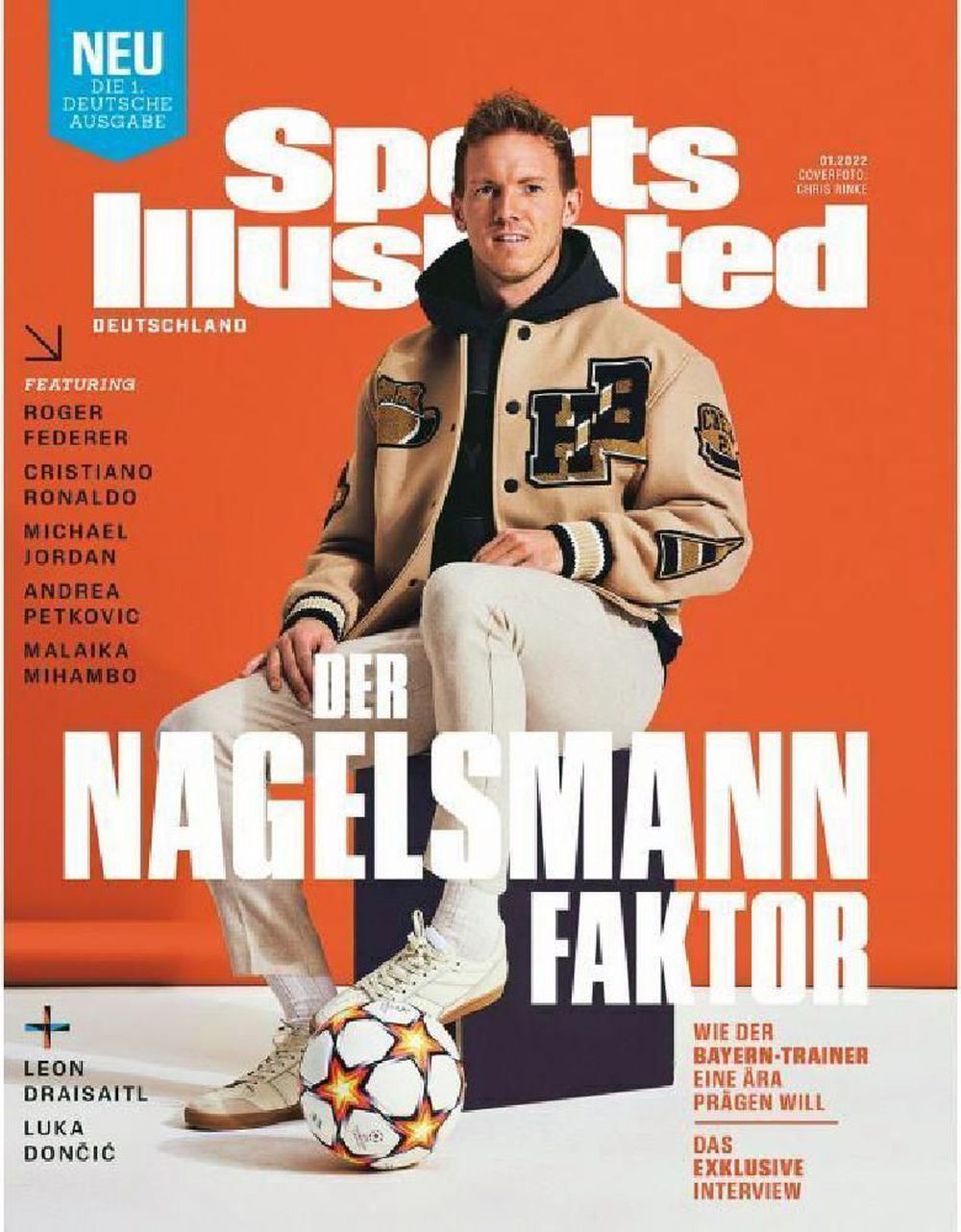 Sports Illustrated Magazin Deutschland 2022-01 Julian Nagelsmann Cristiano Ronaldo Roger Federer Aaron Rodgers Luka Doncic