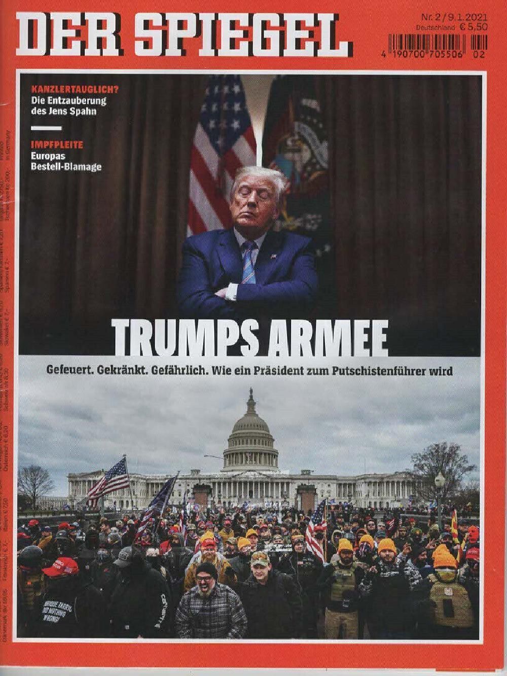 Der Spiegel Magazin Deutschland 2021-02 Donald Trump Army
