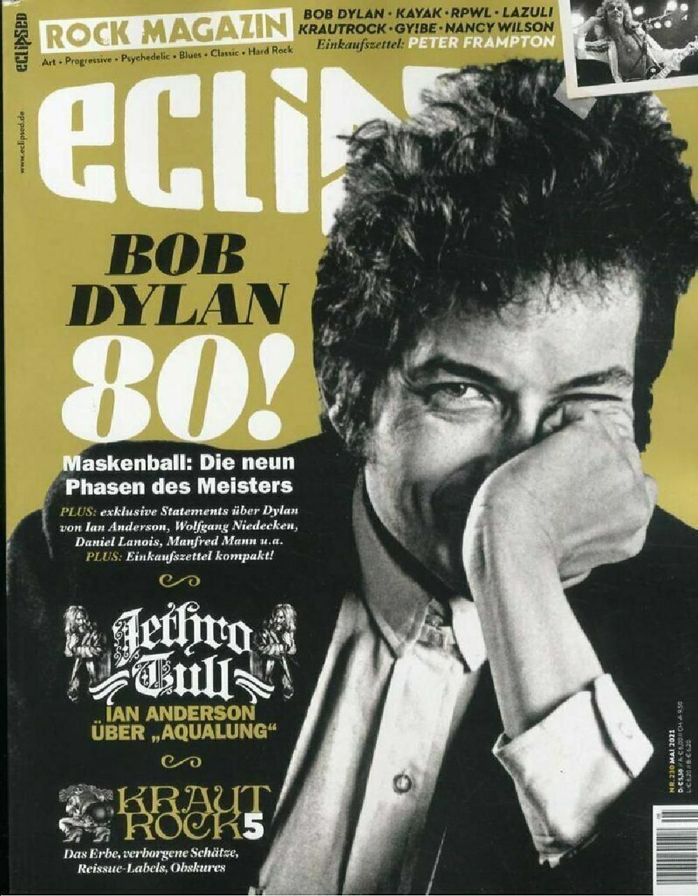 Eclipsed Magazin Deutschland 2021-05 Bob Dylan Jethro Tull Monster Magnet