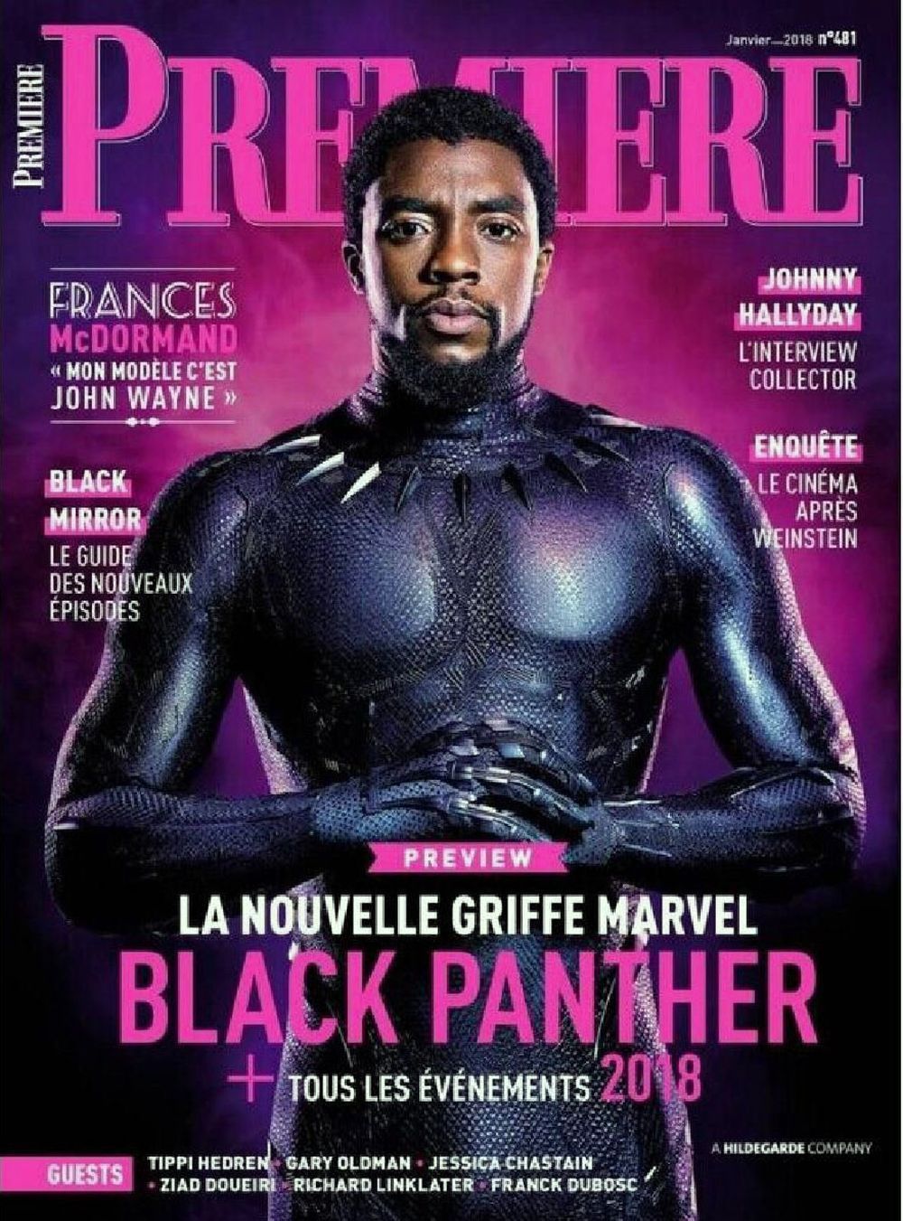 Premiere Magazin Frankreich 2018-01 Chadwick Boseman #481