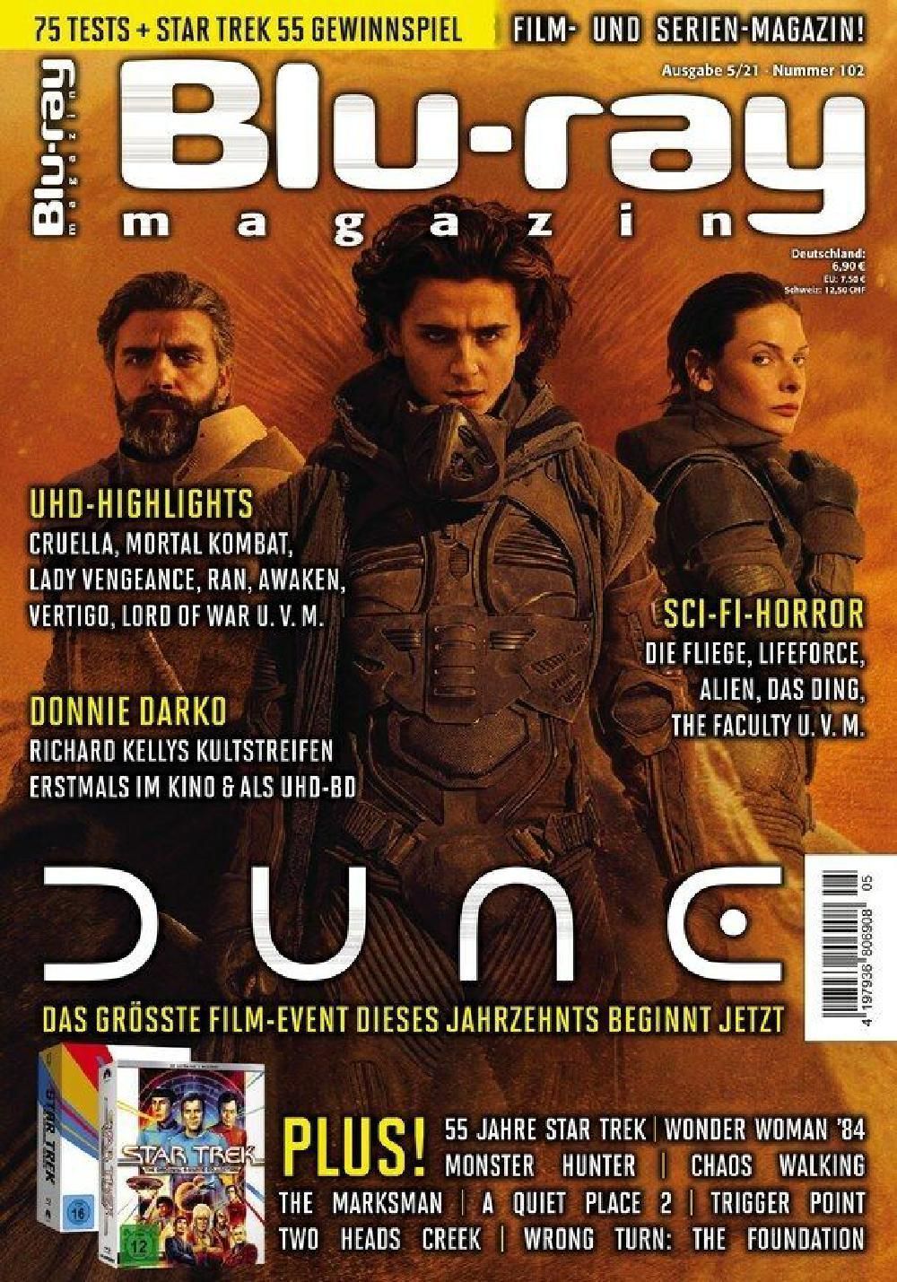 Blu Ray Magazin Deutschland 2021-05 Timothée Chalamet Rebecca Ferguson