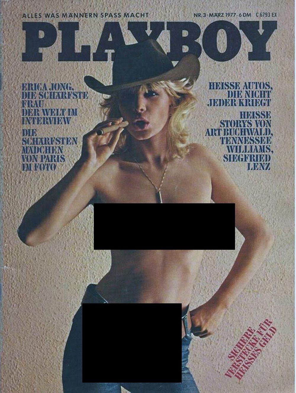 Playboy Magazin Deutschland 1977-03 Alexandra Bogojevic Erica Jong