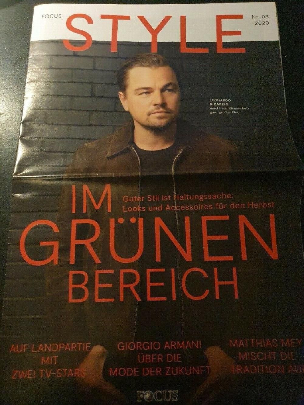 Focus Style Magazin Deutschland 2020-03 Leonardo DiCaprio
