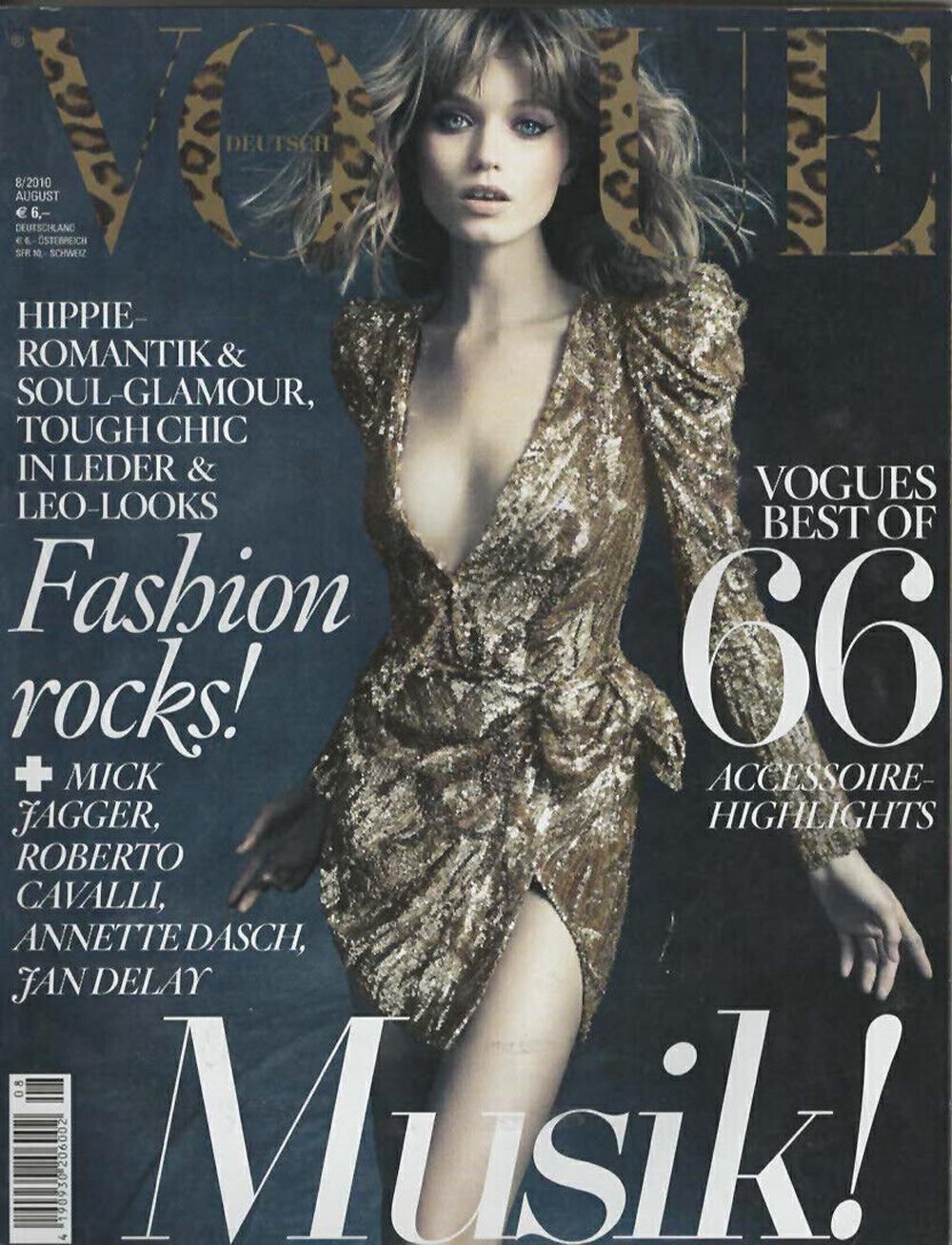 Vogue Magazin Deutschland 2010-08 Abbey Lee