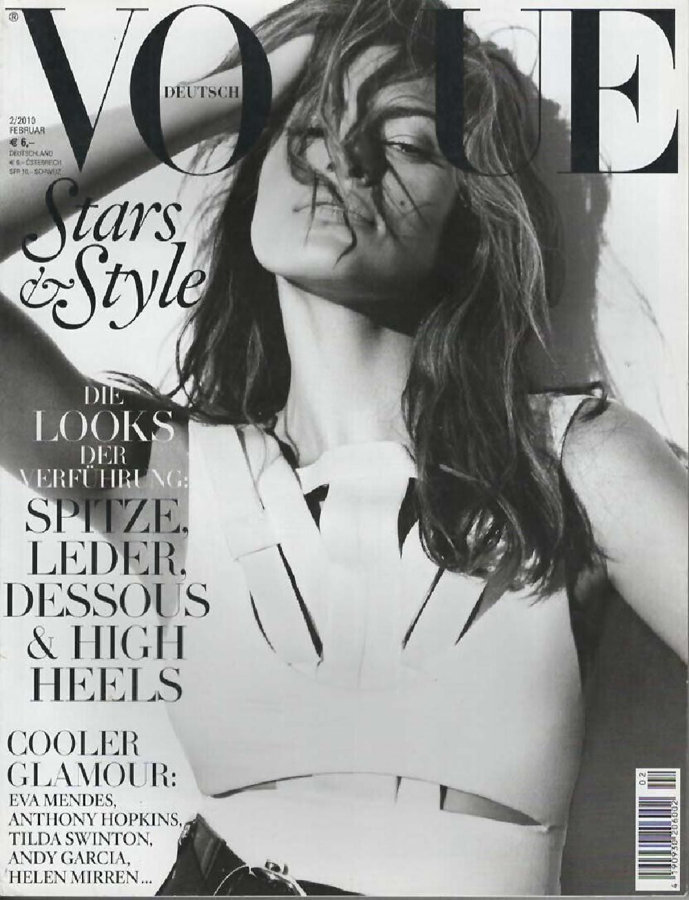Vogue Magazin Deutschland 2010-02 Eva Mendes