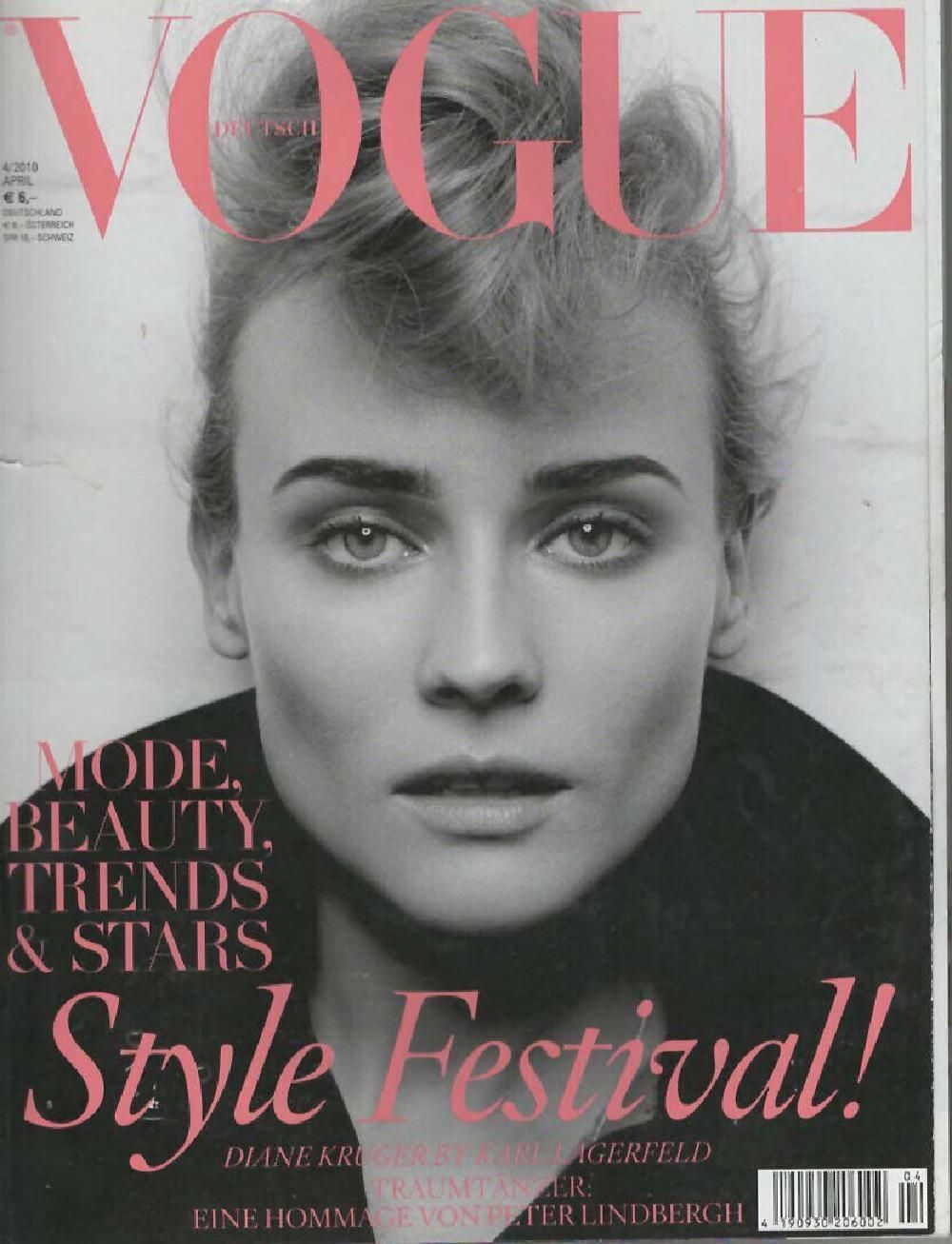 Vogue Magazin Deutschland 2010-04 Diane Kruger