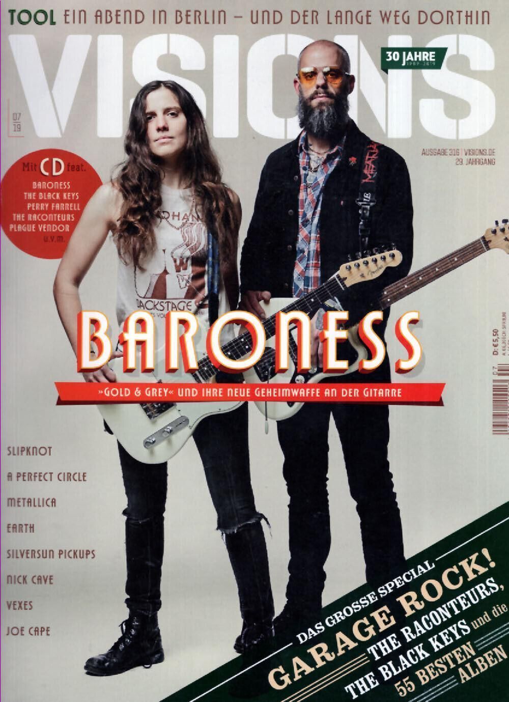 Visions Magazin Deutschland 2019 #316 Baroness Raconteurs Black Keys