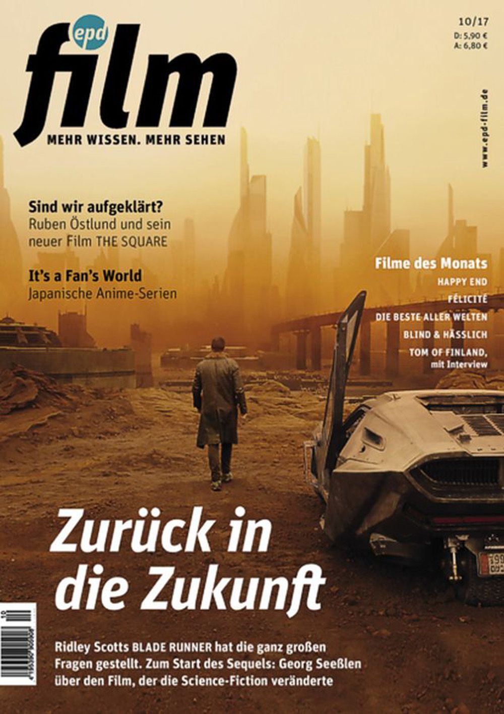 EPD Film Magazin Deutschland 2017-10 Ridley Scott