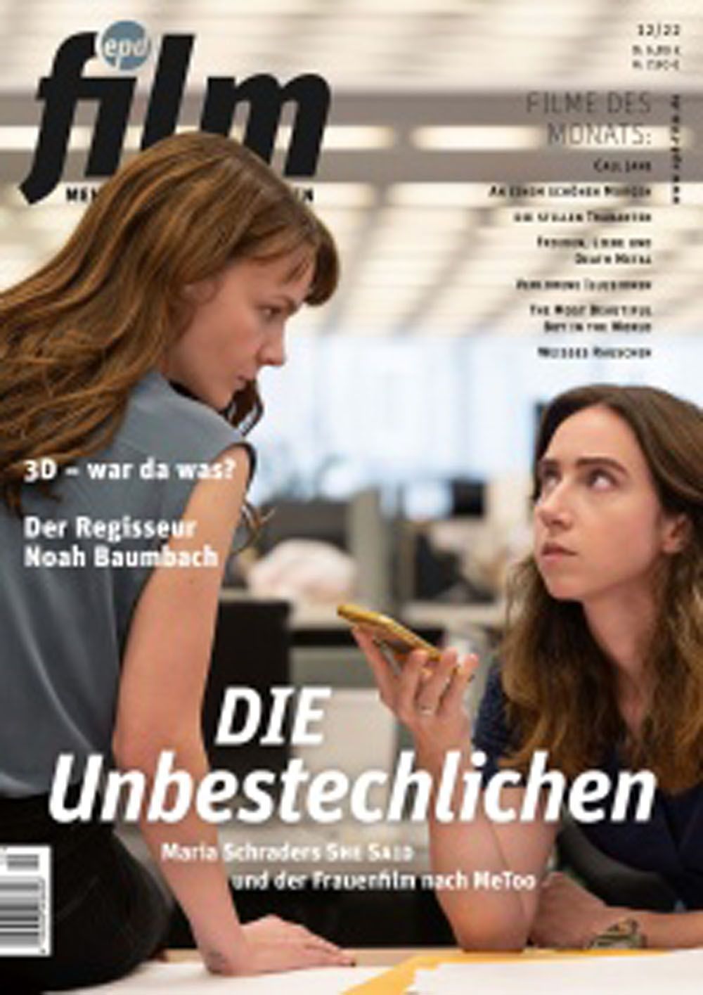 EPD Film Magazin Deutschland 2022-12 Carey Mulligan Zoe Kazan