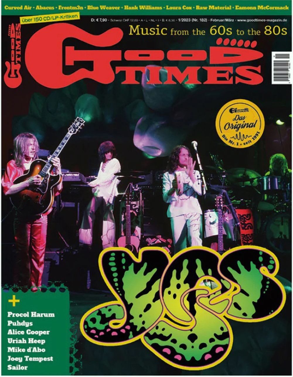 Good Times Magazin Deutschland 2023-01 Yes Procol Harum Alice Cooper Uriah Heep