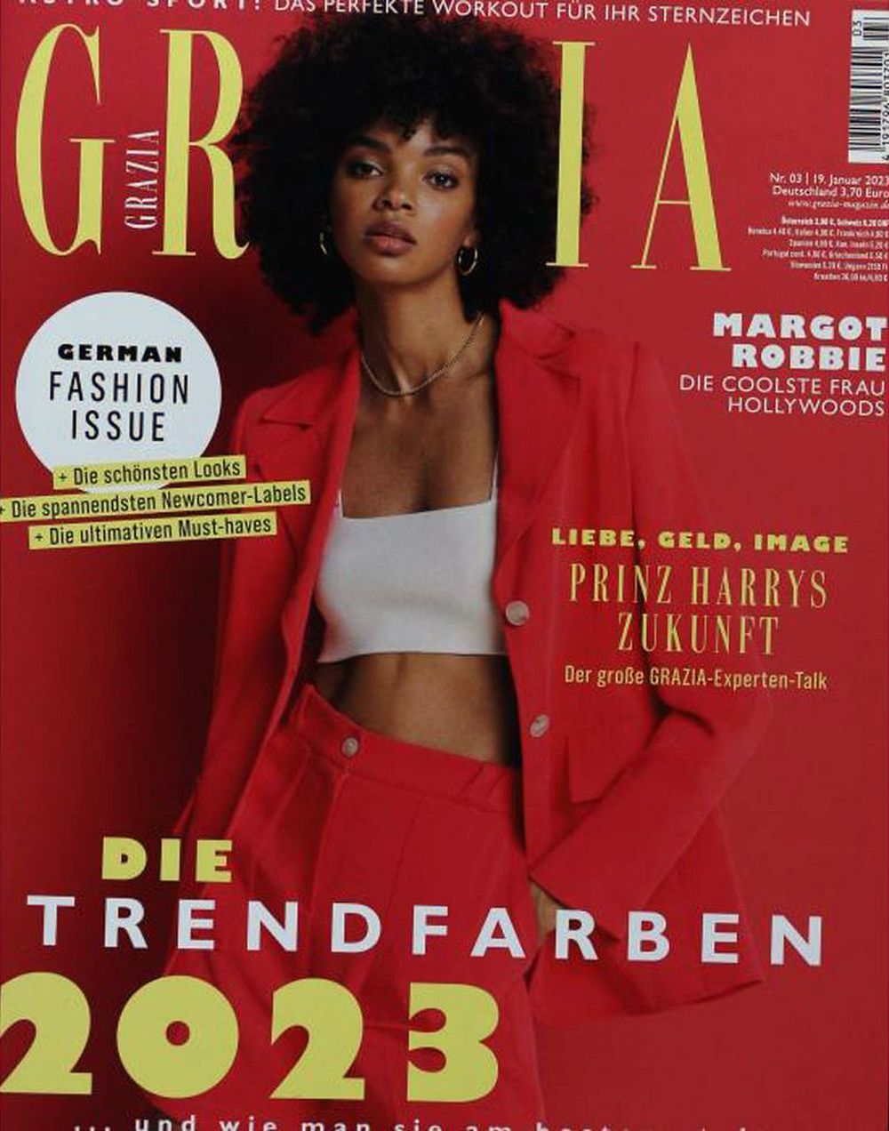 Grazia Magazin Deutschland 2023-03 Margot Robbie