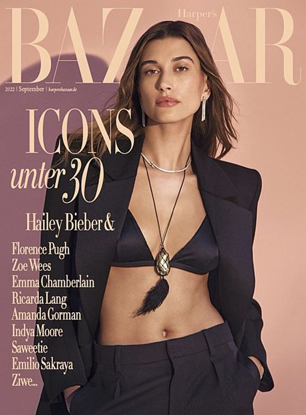 Harpers Bazaar Magazin Deutschland 2022-09 Hailey Rhode Bieber
