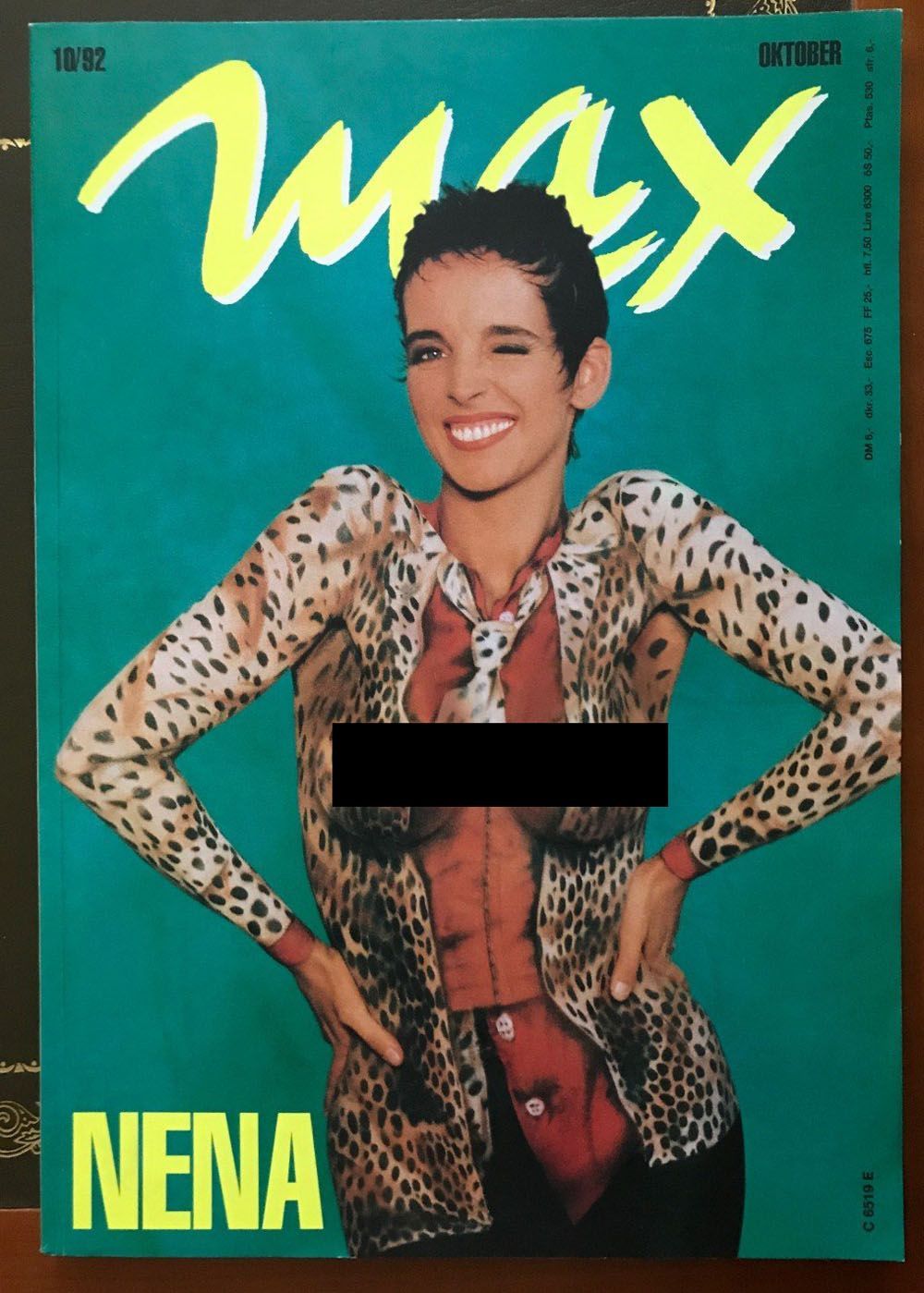 Max Magazin Deutschland 1992-10 Nena
