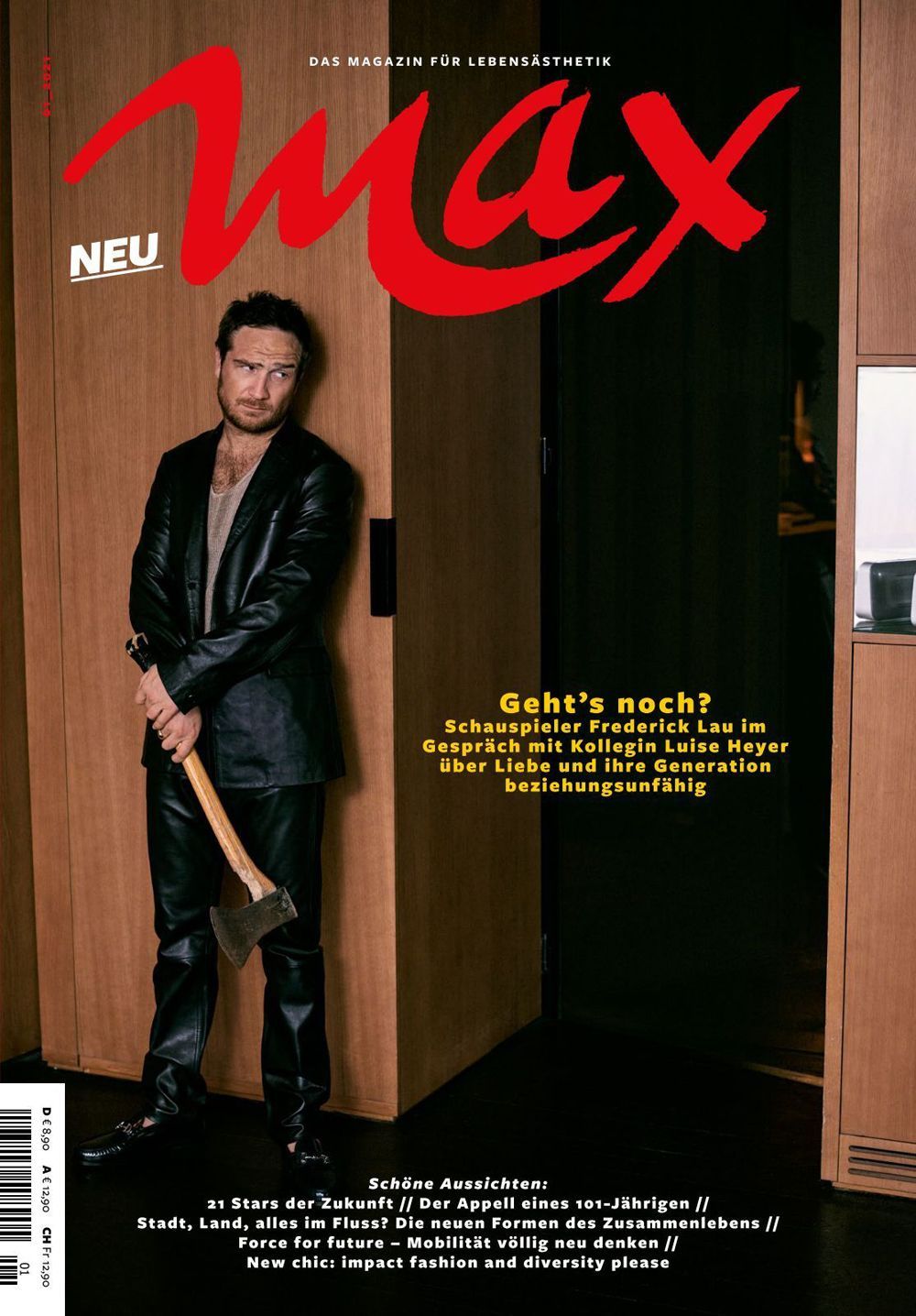 Max Magazin Deutschland 2021-01 Frederick Lau