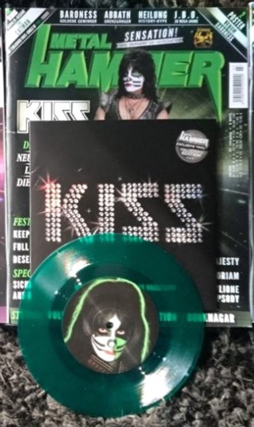 Metal Hammer Magazin Deutschland 2019-07 Kiss + Vinyl