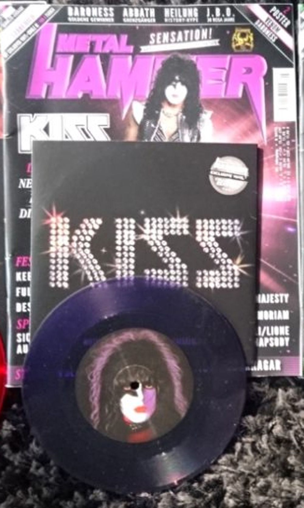 Metal Hammer Magazin Deutschland 2019-07 Kiss + Vinyl