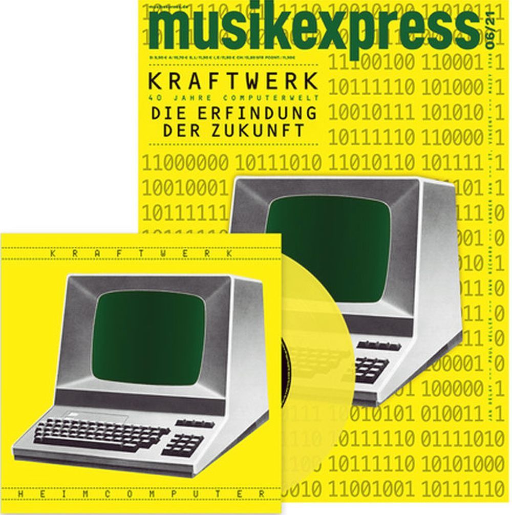 Musikexpress Magazin Deutschland 2021-06 Kraftwerk + Single + Vinyl