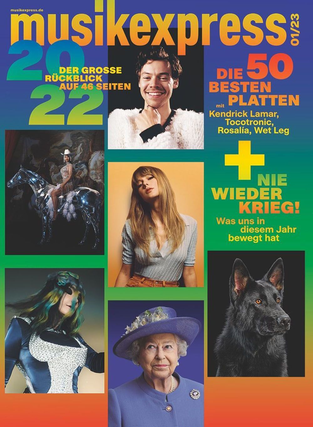 Musikexpress Magazin Deutschland 2023-01 Taylor Swift Lamar Beyonce Harry Styles