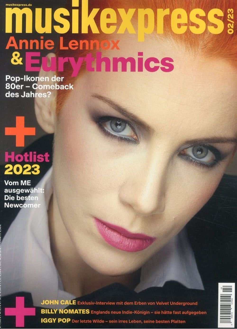 Musikexpress Magazin Deutschland 2023-02 Annie Lennox Eurythmics John Cale