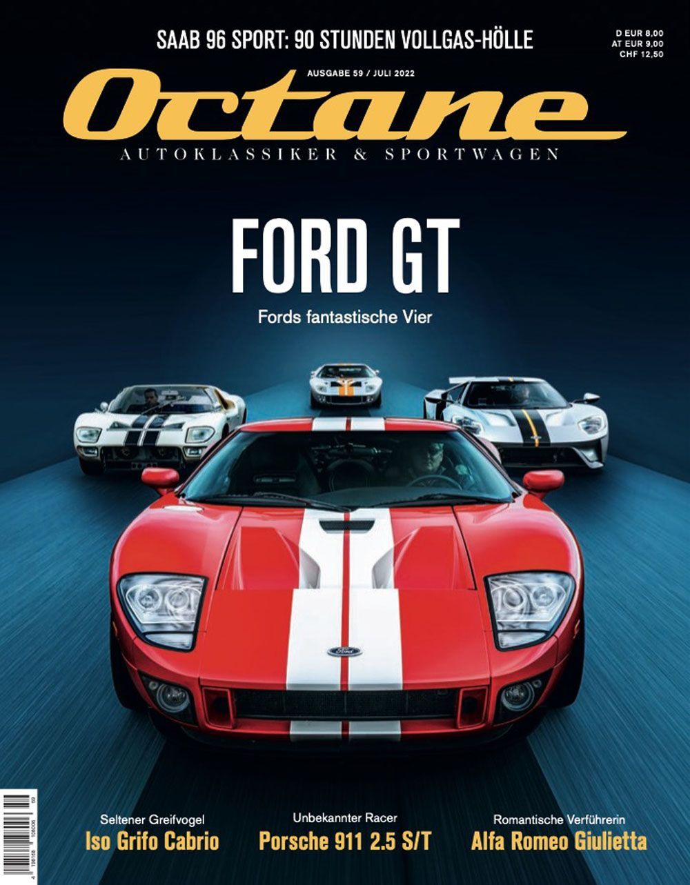 Octane Magazin Deutschland 2022 #59 Ford GT40 Alfa Romeo Giulietta Porsche 911 ST